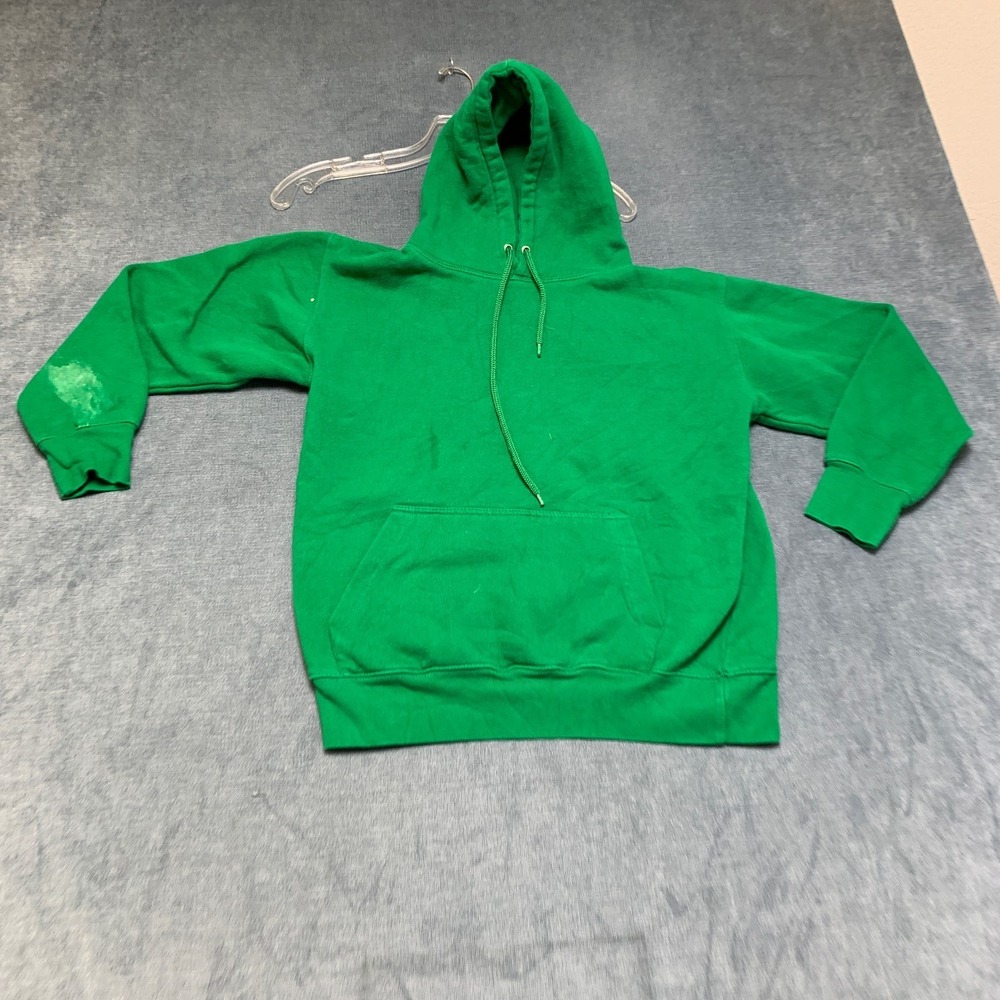 Knight Hoodie Youth S Green Fleece Lined Drawstring Kangaroo Pockets Pullover